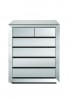 Mirano Mirrored 2+4 Drawer Chest W90 *Last Floor Model